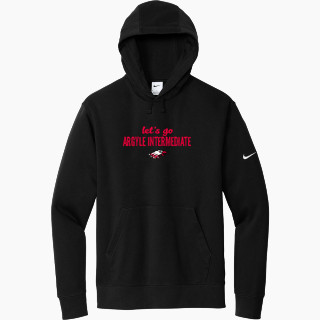 Nike Men's Club Fleece Sleeve Swoosh Pullover Hoodie