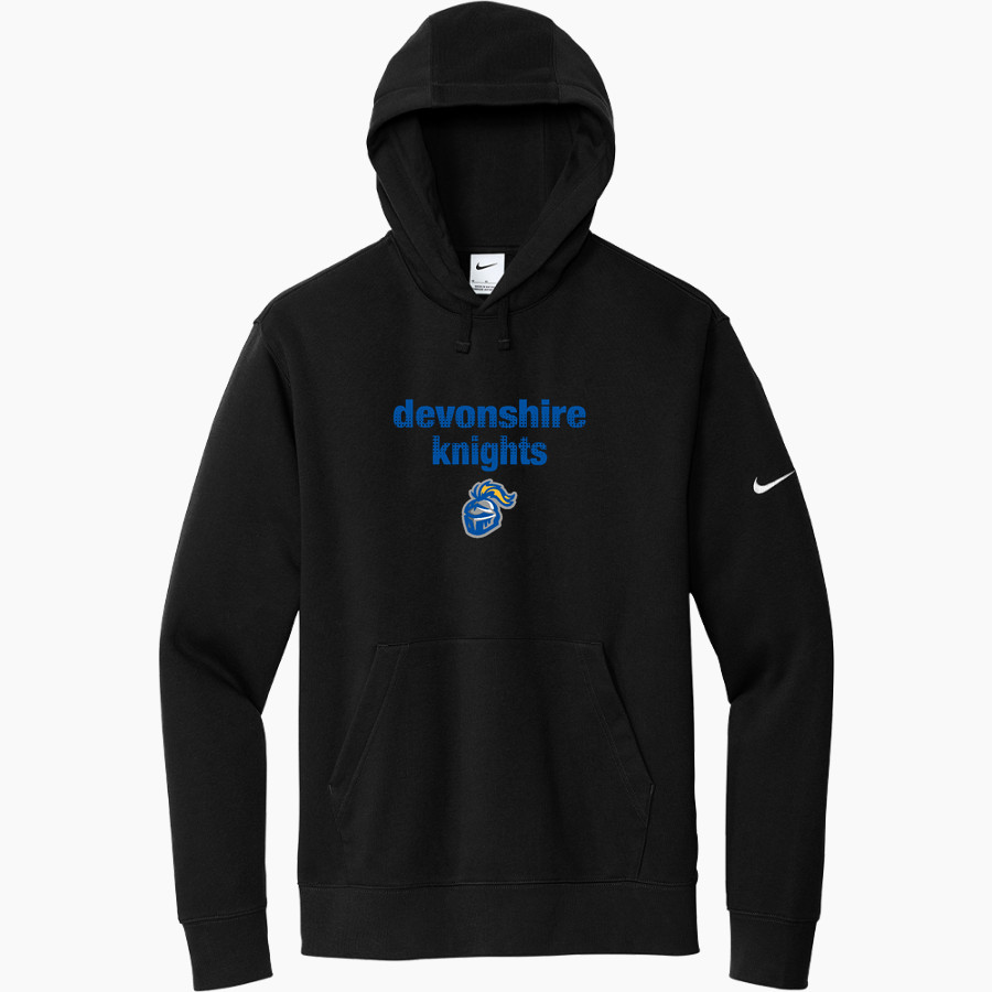 Devonshire Knights <span class="pdp-name-mascot">Devonshire Knights</span> Nike Men's Club Fleece Sleeve Swoosh Pullover Hoodie