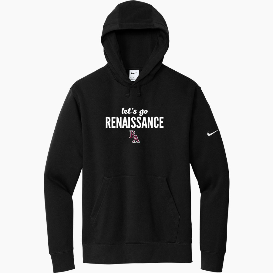 Renaissance Knights <span class="pdp-name-mascot">Renaissance Knights</span> Nike Men's Club Fleece Sleeve Swoosh Pullover Hoodie