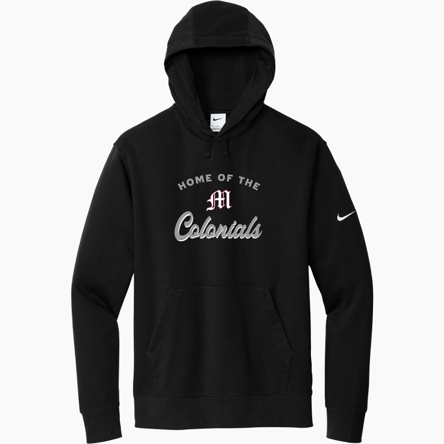 Morristown Colonials <span class="pdp-name-mascot">Morristown High School Colonials</span> Nike Men's Club Fleece Sleeve Swoosh Pullover Hoodie