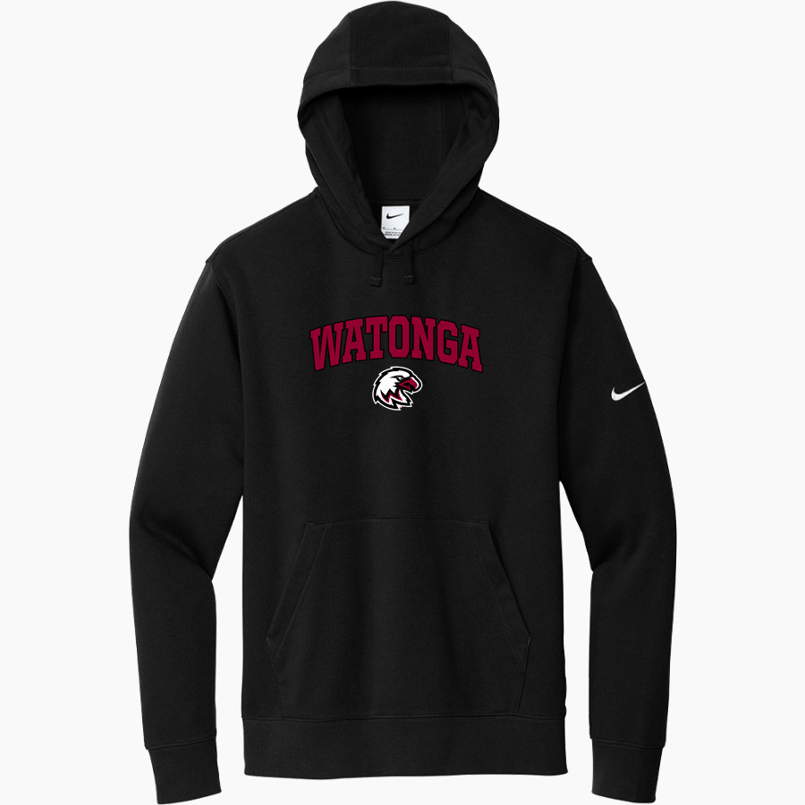 WATONGA HIGH SCHOOL EAGLES Nike Men's Club Fleece Sleeve Swoosh Pullover Hoodie
