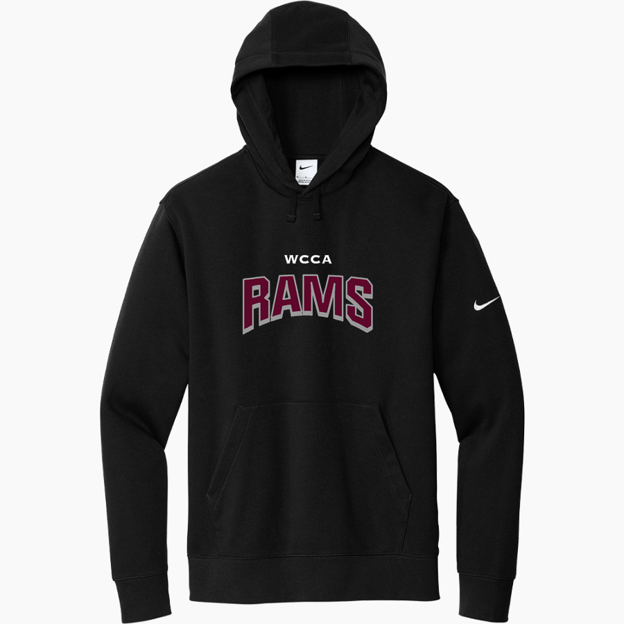 WILKINSON COUNTY CHRISTIAN ACADEMY RAMS <span class="pdp-name-mascot">WILKINSON CO RAMS</span> Nike Men's Club Fleece Sleeve Swoosh Pullover Hoodie