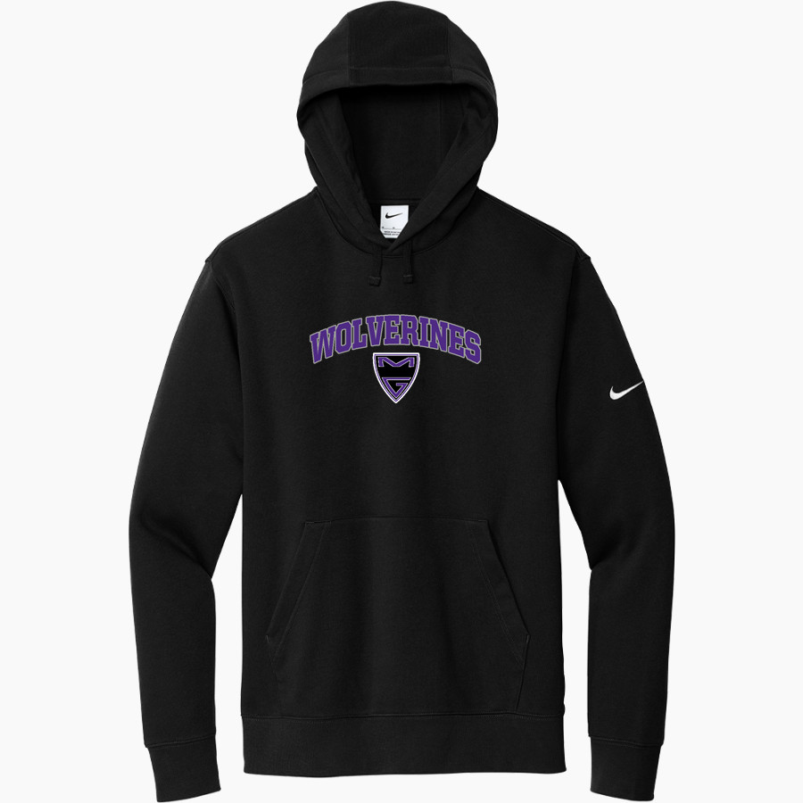 MILLER GROVE HIGH SCHOOL WOLVERINES <span class="pdp-name-mascot">MILLER GROVE WOLVERINES</span> Nike Men's Club Fleece Sleeve Swoosh Pullover Hoodie