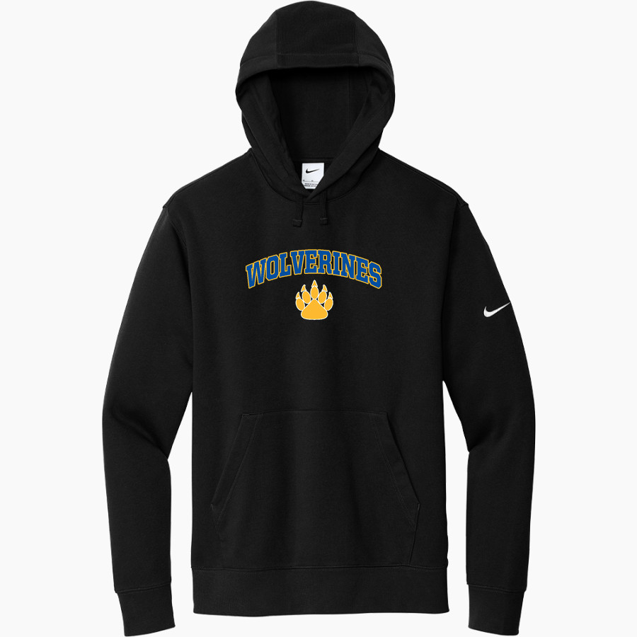 WADENA DEER CREEK HIGH SCHOOL WOLVERINES Nike Men's Club Fleece Sleeve Swoosh Pullover Hoodie