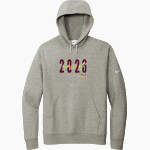 Omro School District Sideline Store <span class="pdp-name-mascot">OMRO FOXES</span> Nike Men's Club Fleece Sleeve Swoosh Pullover Hoodie Front Thumbnail