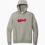 CUNNINGHAM HIGH SCHOOL WILDCATS <span class="pdp-name-mascot">CUNNINGHAM WILDCATS</span> Nike Men's Club Fleece Sleeve Swoosh Pullover Hoodie Front Thumbnail