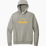 Dewitt Lacrosse Club Panthers <span class="pdp-name-mascot">Dewitt Lacrosse Club Panthers</span> Nike Men's Club Fleece Sleeve Swoosh Pullover Hoodie Front Thumbnail