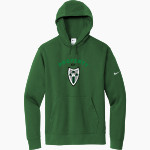West Lutheran Warriors Nike Men's Club Fleece Sleeve Swoosh Pullover Hoodie Front Thumbnail