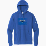 Coxsackie-Athens High School Riverhawks official sideline store <span class="pdp-name-mascot">Coxsackie-Athens Riverhawks</span> Nike Men's Club Fleece Sleeve Swoosh Pullover Hoodie Front Thumbnail