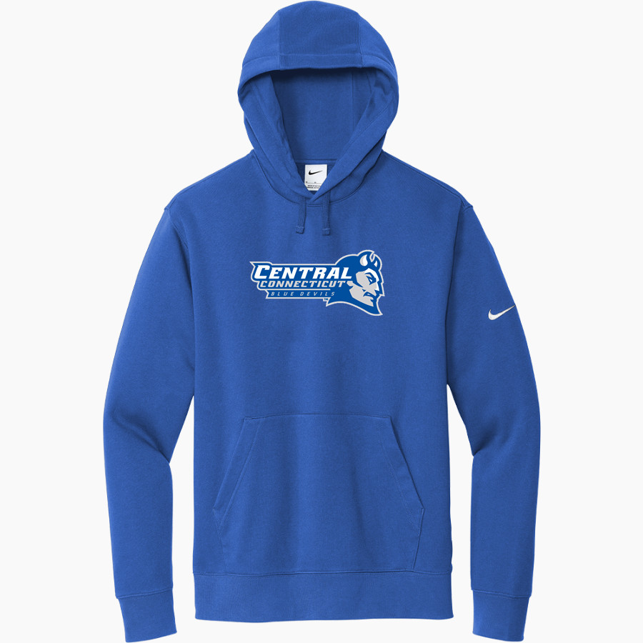 CCSU Blue Devils <span class="pdp-name-mascot">CCSU Blue Devils</span> Nike Men's Club Fleece Sleeve Swoosh Pullover Hoodie