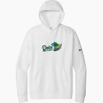 Delta College Pioneers Nike Men's Club Fleece Sleeve Swoosh Pullover Hoodie Front Thumbnail