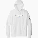 SKYCREST CHRISTIAN Skyhawks <span class="pdp-name-mascot">SKYCREST CHRISTIAN SCHOOL</span> Nike Men's Club Fleece Sleeve Swoosh Pullover Hoodie Front Thumbnail