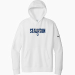 STAUNTON HIGH SCHOOL STORM Nike Men's Club Fleece Sleeve Swoosh Pullover Hoodie Front Thumbnail