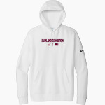 Wayland-Cohocton Eagles Nike Men's Club Fleece Sleeve Swoosh Pullover Hoodie Front Thumbnail