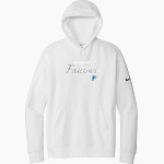 ATWATER HIGH SCHOOL FALCONS Nike Men's Club Fleece Sleeve Swoosh Pullover Hoodie Front Thumbnail