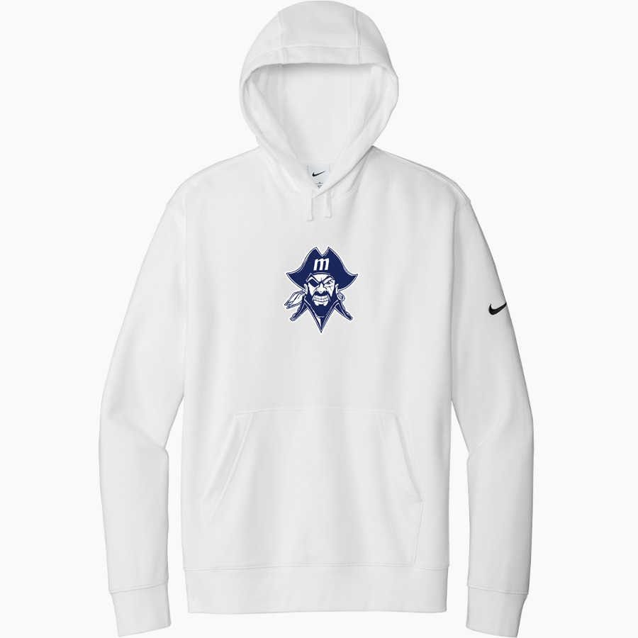 Modesto Junior College Pirates Nike Men's Club Fleece Sleeve Swoosh Pullover Hoodie