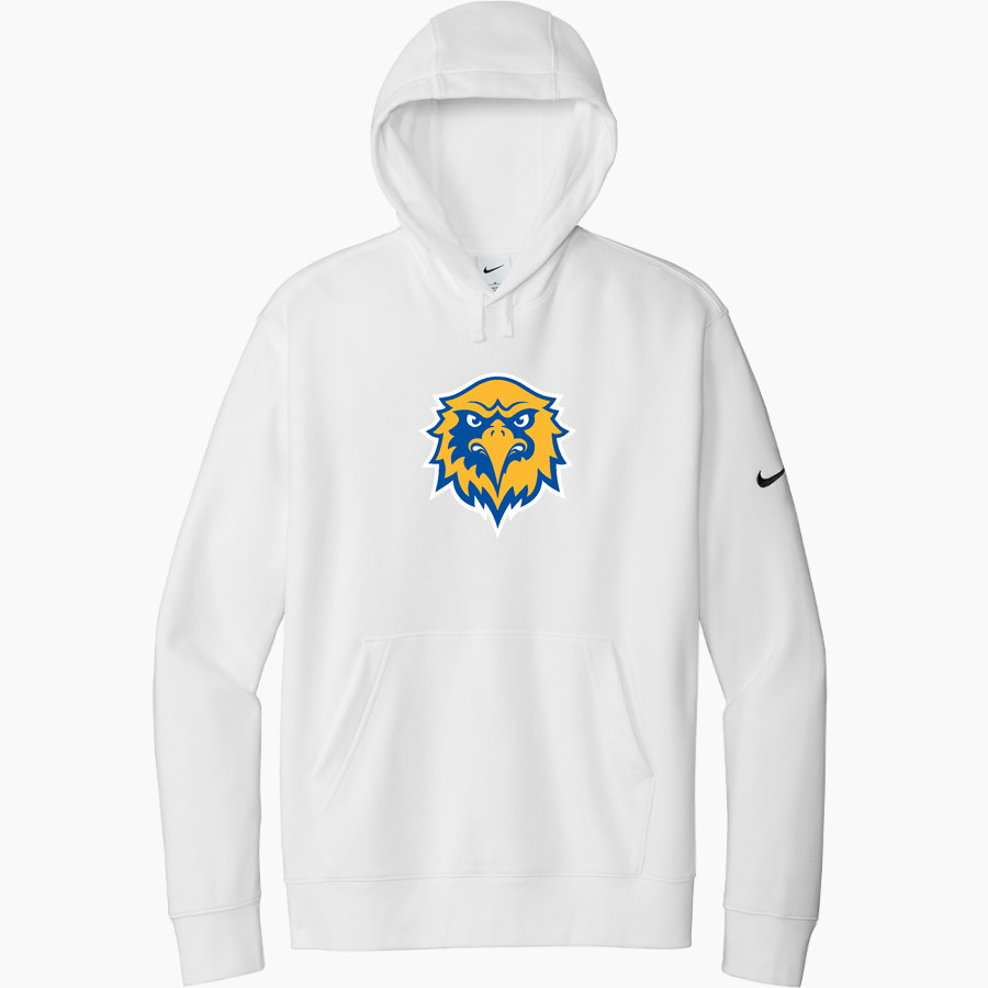 Spalding University Eagles <span class="pdp-name-mascot">Spalding University Eagles</span> Nike Men's Club Fleece Sleeve Swoosh Pullover Hoodie