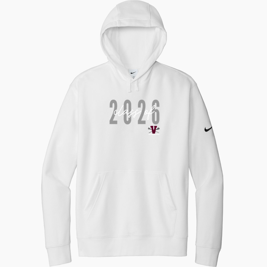 Verona Lacrosse Verona Lacrosse <span class="pdp-name-mascot">Verona Lacrosse</span> Nike Men's Club Fleece Sleeve Swoosh Pullover Hoodie