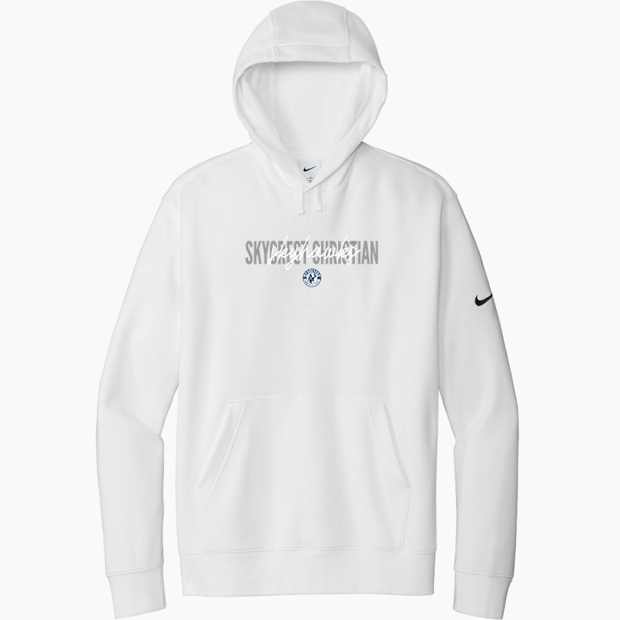 SKYCREST CHRISTIAN Skyhawks <span class="pdp-name-mascot">SKYCREST CHRISTIAN SCHOOL</span> Nike Men's Club Fleece Sleeve Swoosh Pullover Hoodie