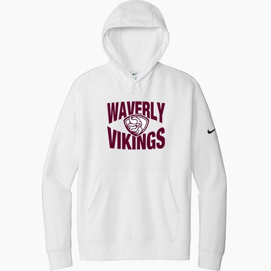 WAVERLY HIGH SCHOOL VIKINGS <span class="pdp-name-mascot">WAVERLY VIKINGS</span> Nike Men's Club Fleece Sleeve Swoosh Pullover Hoodie