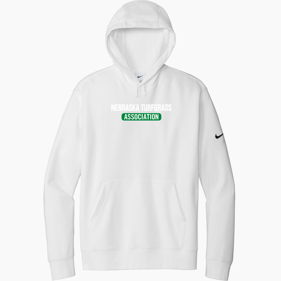 Nebraska Turfgrass Association Association <span class="pdp-name-mascot">Nebraska Turfgrass</span> Nike Men's Club Fleece Sleeve Swoosh Pullover Hoodie