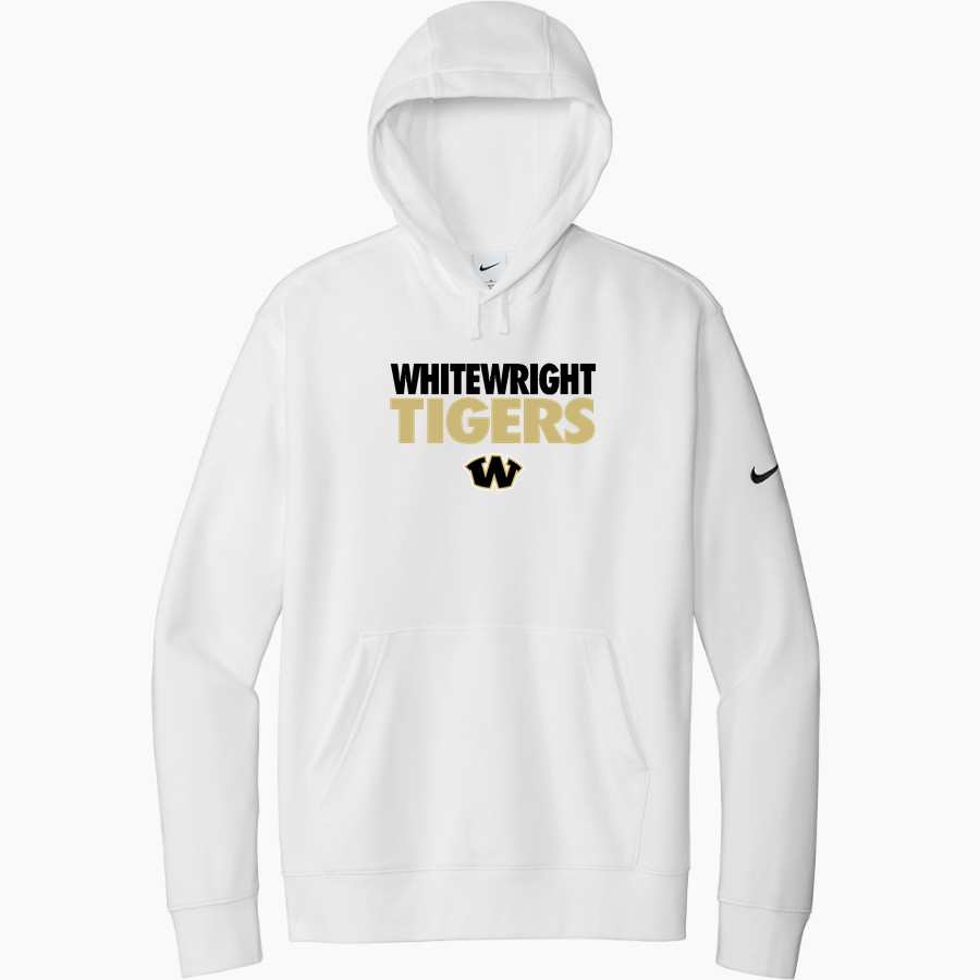 WHITEWRIGHT HIGH SCHOOL TIGERS <span class="pdp-name-mascot">WHITEWRIGHT TIGERS</span> Nike Men's Club Fleece Sleeve Swoosh Pullover Hoodie