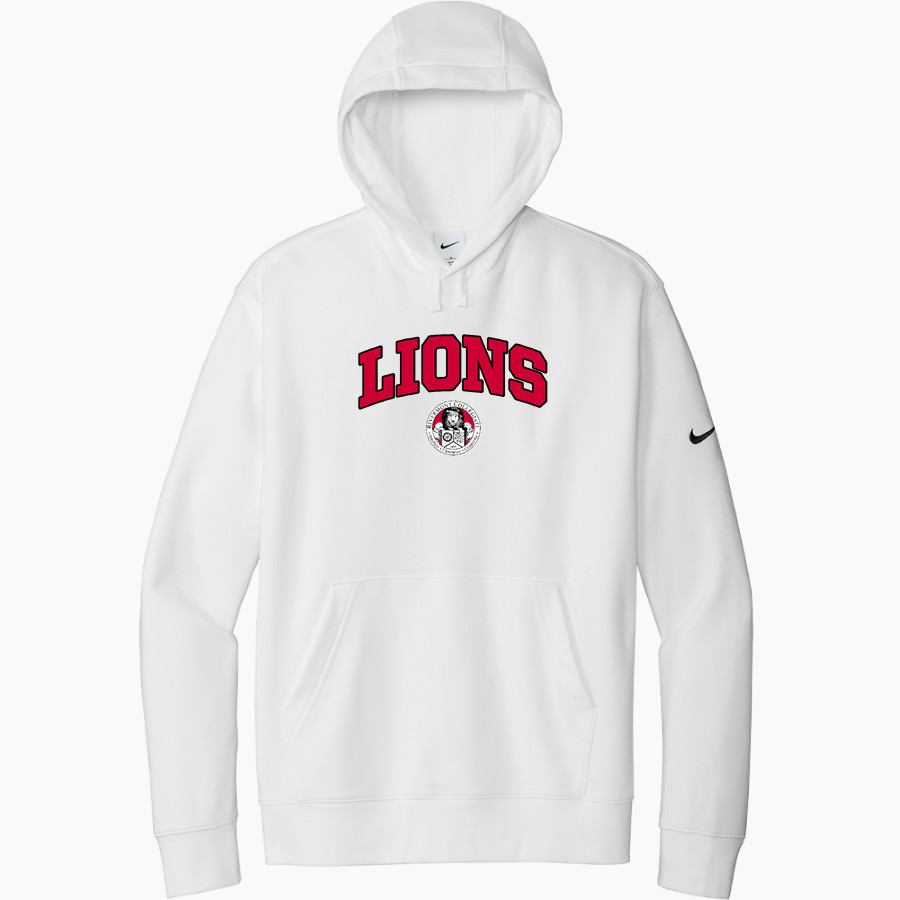 Rivermont Collegiate Lions Nike Men's Club Fleece Sleeve Swoosh Pullover Hoodie
