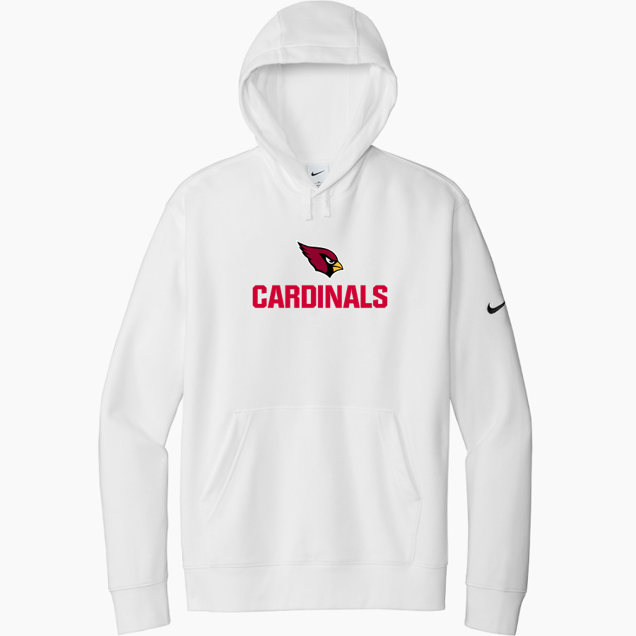 JOHANNESBURG-LEWISTON HIGH SCH CARDINALS <span class="pdp-name-mascot">JOHANNESBURG - LEWISTON CARDINALS</span> Nike Men's Club Fleece Sleeve Swoosh Pullover Hoodie