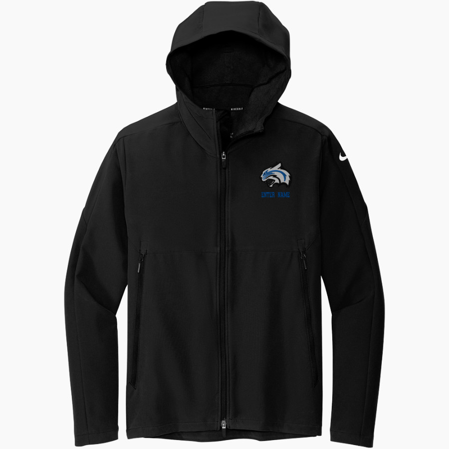 Blue Hill Bobcats <span class="pdp-name-mascot">Blue Hill Community School District Bobcats</span> Nike Men's Hooded Soft Shell Jacket