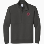 Red Hook Faculty Association RHFA Nike Men's Club Fleece Sleeve Swoosh 1/2-Zip Pullover Front Thumbnail