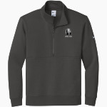 Porter Pandas official sideline store <span class="pdp-name-mascot">Porter Elementary School Pandas</span> Nike Men's Club Fleece Sleeve Swoosh 1/2-Zip Pullover Front Thumbnail