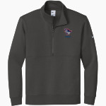Clarkson-Leigh Patriots Nike Men's Club Fleece Sleeve Swoosh 1/2-Zip Pullover Front Thumbnail
