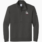 Harvard-Westlake The Official Online Store Nike Men's Club Fleece Sleeve Swoosh 1/2-Zip Pullover Front Thumbnail
