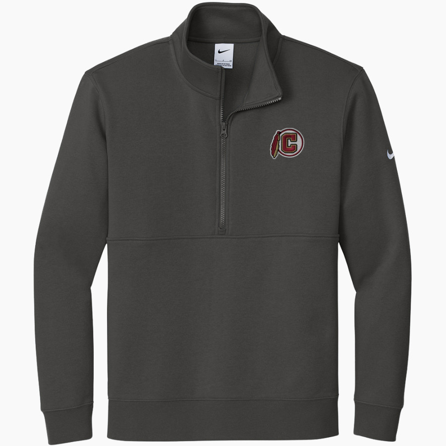 Creekside Seminoles <span class="pdp-name-mascot">Creekside Seminoles</span> Nike Men's Club Fleece Sleeve Swoosh 1/2-Zip Pullover