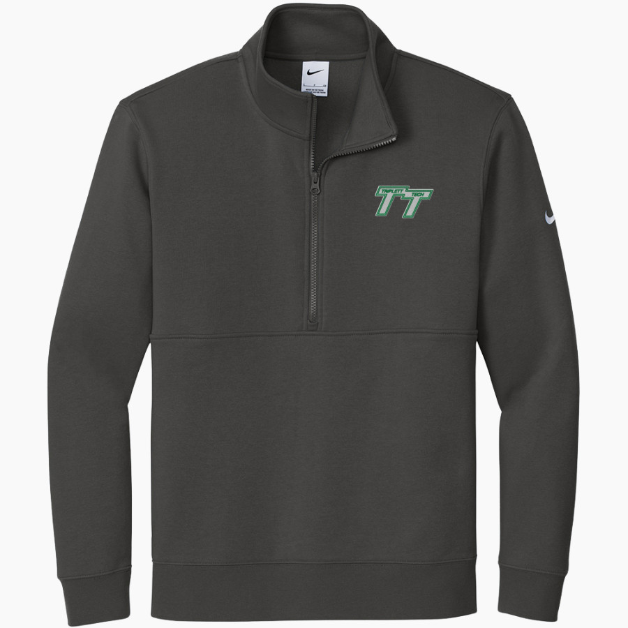 Triplett Tech <span class="pdp-name-mascot">Triplett Business and Technical Institute</span> Nike Men's Club Fleece Sleeve Swoosh 1/2-Zip Pullover