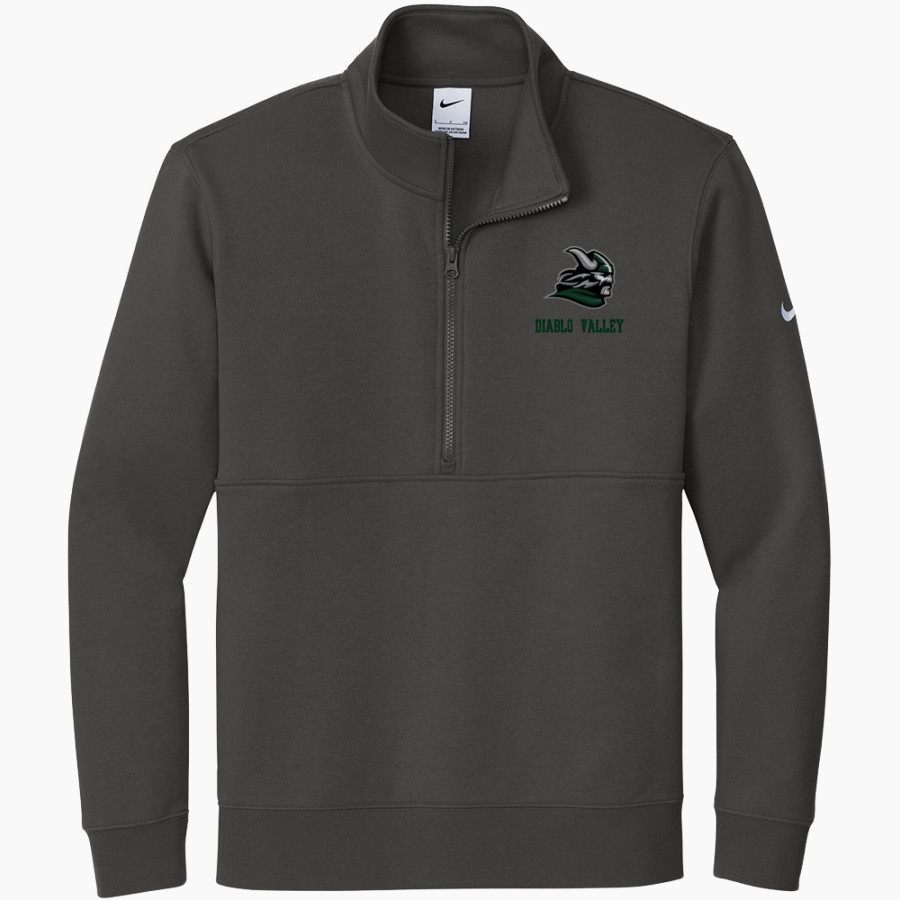 Diablo Valley Vikings <span class="pdp-name-mascot">Diablo Valley Vikings</span> Nike Men's Club Fleece Sleeve Swoosh 1/2-Zip Pullover