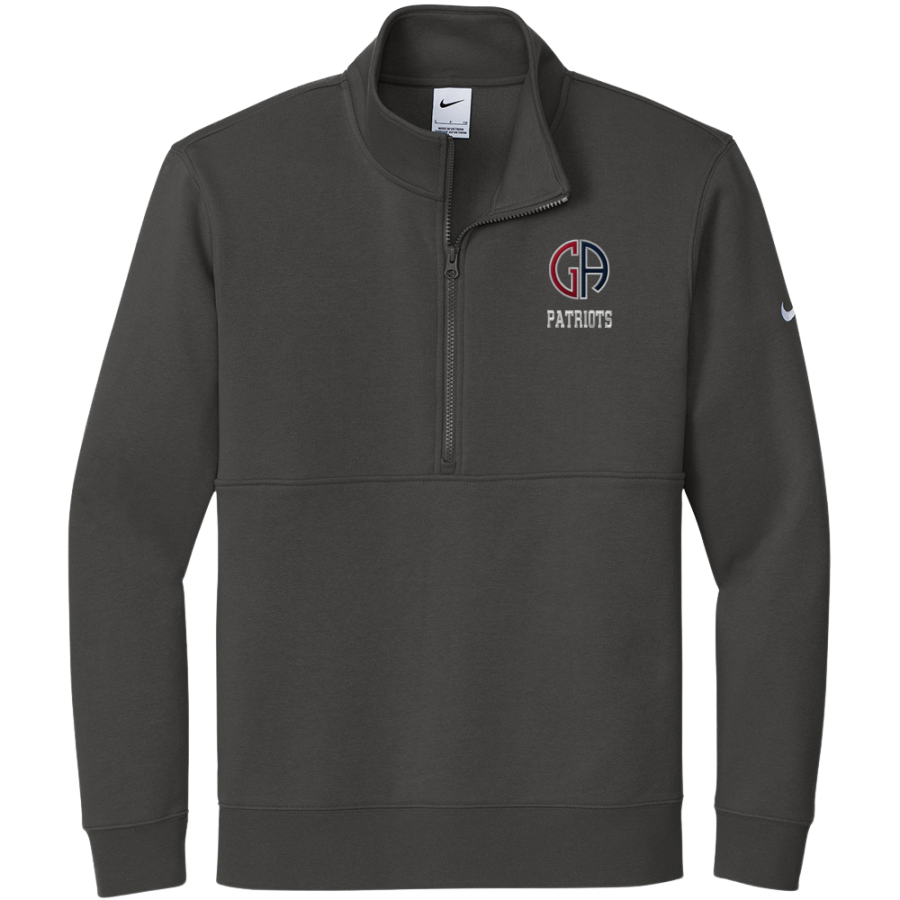 Germantown Academy Patriots <span class="pdp-name-mascot">Germantown Academy Patriots</span> Nike Men's Club Fleece Sleeve Swoosh 1/2-Zip Pullover