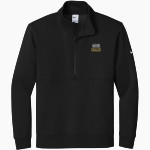 Akins Eagles Nike Men's Club Fleece Sleeve Swoosh 1/2-Zip Pullover Front Thumbnail