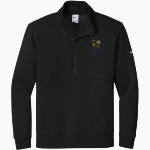 RUNGE HIGH SCHOOL YELLOWJACKETS <span class="pdp-name-mascot">RUNGE YELLOWJACKETS</span> Nike Men's Club Fleece Sleeve Swoosh 1/2-Zip Pullover Front Thumbnail