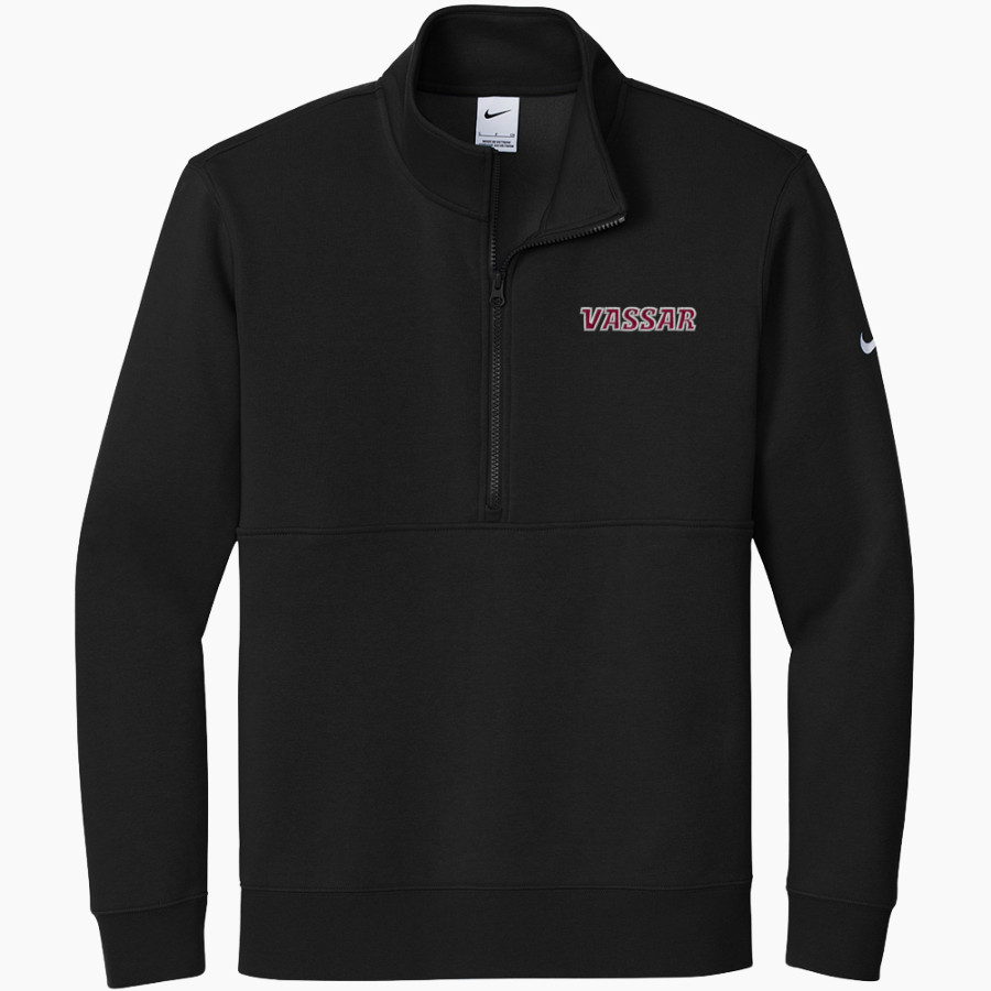 Vassar Brewers <span class="pdp-name-mascot">Vassar College Brewers</span> Nike Men's Club Fleece Sleeve Swoosh 1/2-Zip Pullover