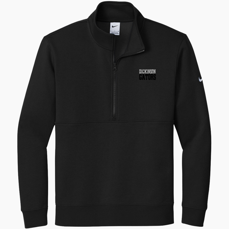 DICKINSON HIGH SCHOOL GATORS <span class="pdp-name-mascot">DICKINSON GATORS</span> Nike Men's Club Fleece Sleeve Swoosh 1/2-Zip Pullover