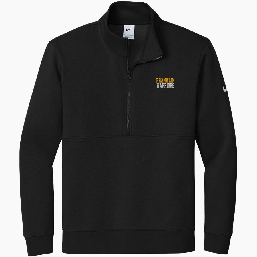 FRANKLIN HIGH SCHOOL WARRIORS <span class="pdp-name-mascot">FRANKLIN WARRIORS</span> Nike Men's Club Fleece Sleeve Swoosh 1/2-Zip Pullover