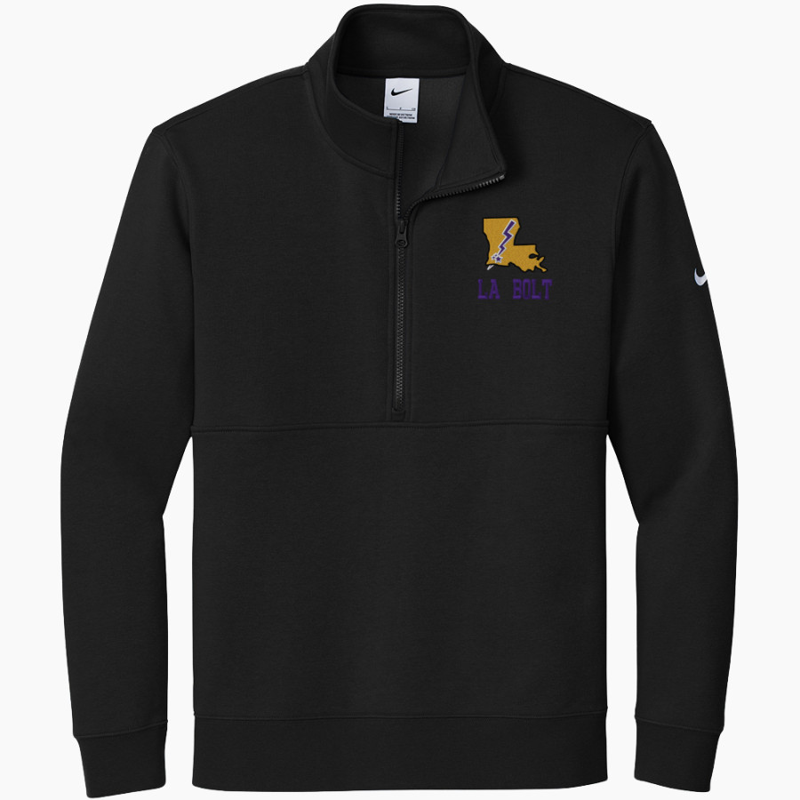 LA Bolt Baseball LA Bolt Baseball <span class="pdp-name-mascot">LA Bolt Baseball</span> Nike Men's Club Fleece Sleeve Swoosh 1/2-Zip Pullover