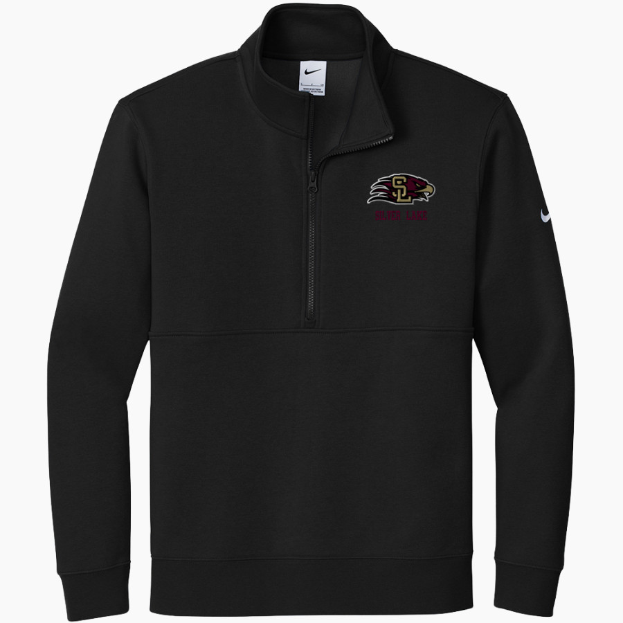 SILVER LAKE HIGH SCHOOL EAGLES <span class="pdp-name-mascot">SILVER LAKE EAGLES</span> Nike Men's Club Fleece Sleeve Swoosh 1/2-Zip Pullover