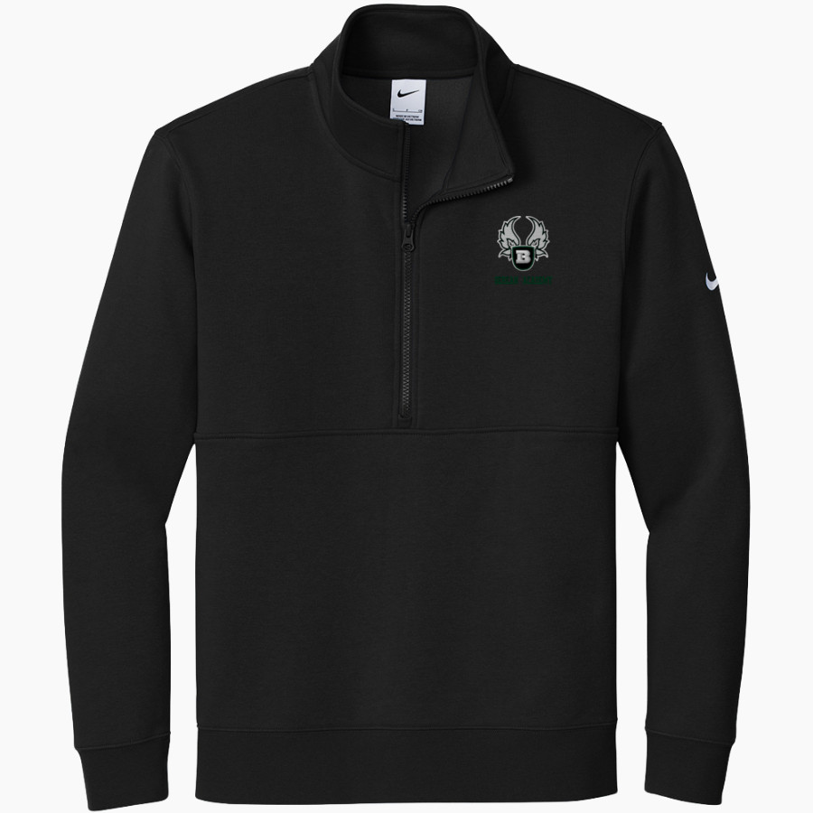 BEREAN ACADEMY EAGLES <span class="pdp-name-mascot">BEREAN ACADEMY EAGLES</span> Nike Men's Club Fleece Sleeve Swoosh 1/2-Zip Pullover