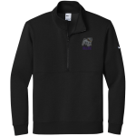 Smyrna Bulldogs <span class="pdp-name-mascot">Smyrna Bulldogs</span> Nike Men's Club Fleece Sleeve Swoosh 1/2-Zip Pullover Front Thumbnail