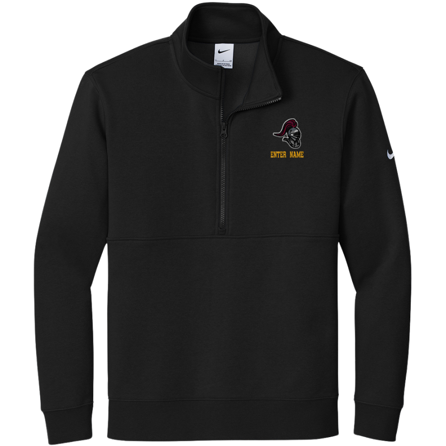 Sunnyside Christian Knights <span class="pdp-name-mascot">Sunnyside Christian Knights</span> Nike Men's Club Fleece Sleeve Swoosh 1/2-Zip Pullover