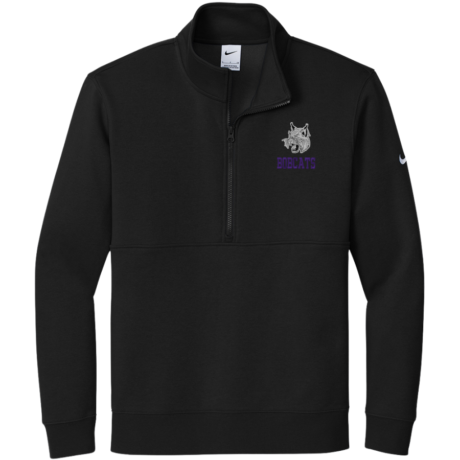 HYDRO-EAKLY HIGH SCHOOL BOBCATS <span class="pdp-name-mascot">HYDRO - EAKLY BOBCATS</span> Nike Men's Club Fleece Sleeve Swoosh 1/2-Zip Pullover