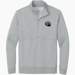 Lock Haven Bald Eagles <span class="pdp-name-mascot">Lock Haven University Bald Eagles</span> Nike Men's Club Fleece Sleeve Swoosh 1/2-Zip Pullover Front Thumbnail