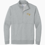 Cape Fear Colts <span class="pdp-name-mascot">Cape Fear Colts</span> Nike Men's Club Fleece Sleeve Swoosh 1/2-Zip Pullover Front Thumbnail